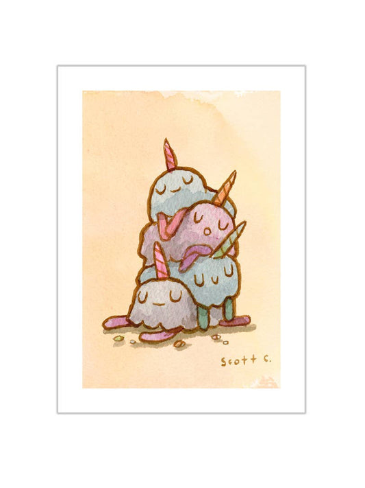 Unicorn Stack Art Print | Scott C (CA)