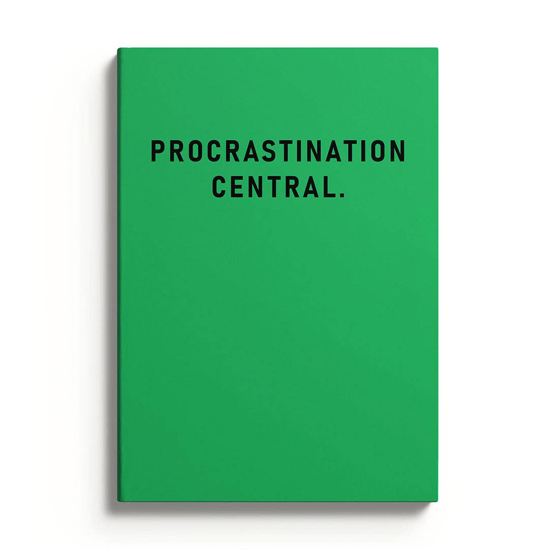 Procrastination Central Perfectbound Notebook | Ohh Deer (UK)
