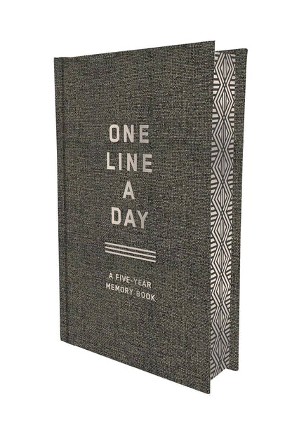 Canvas One Line a Day | Charcoal | Chronicle Books (CA)