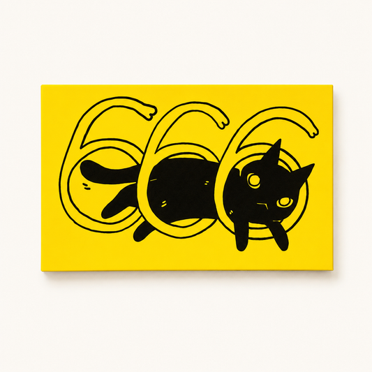 666 Cat Vinyl Sticker | Deth P. Sun (CA)