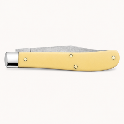 Yellow Synthetic Slimline Trapper | Case Cutlery (PA)