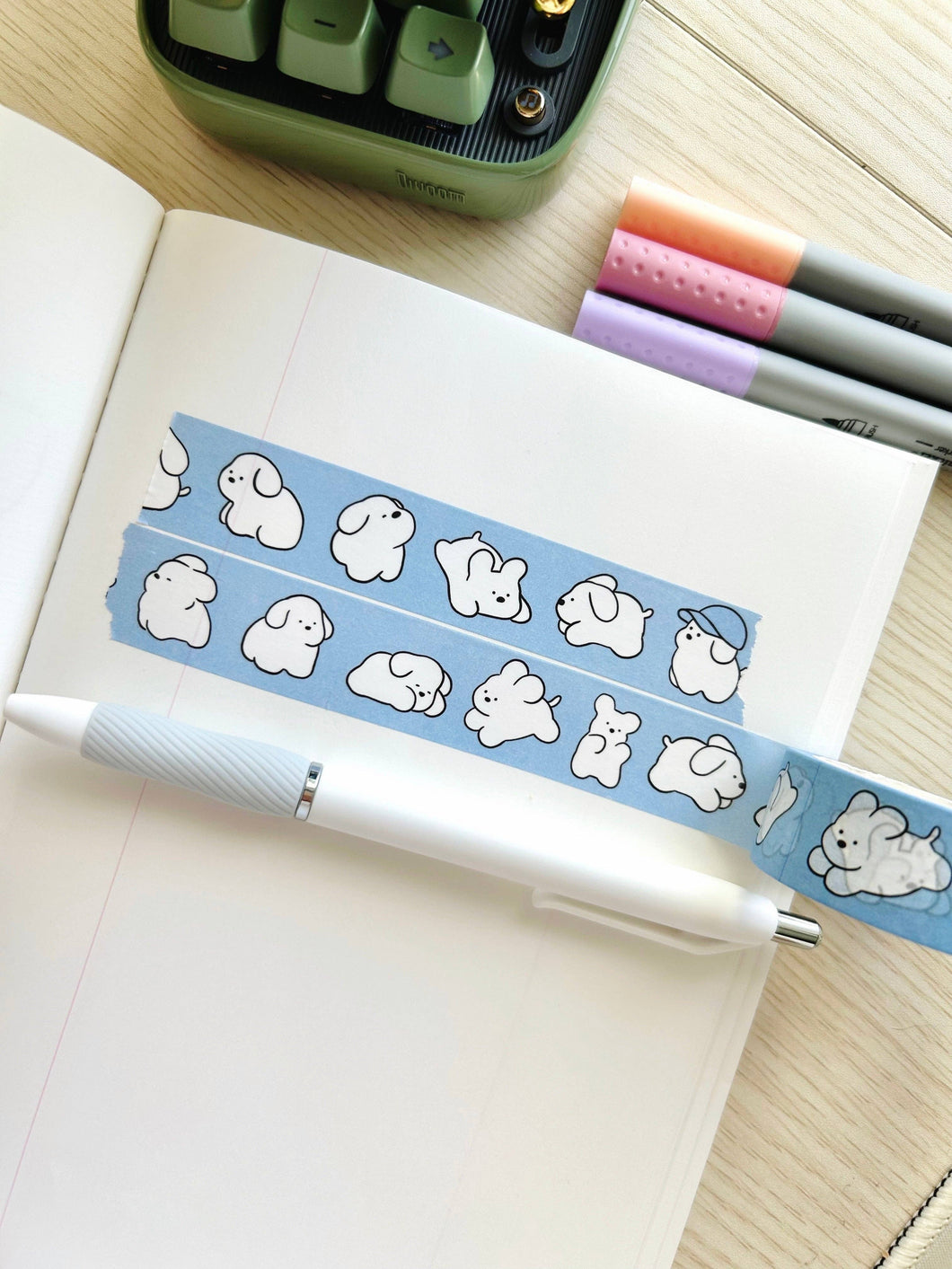 White Puppy Washi Tape | Chocolett (OR)