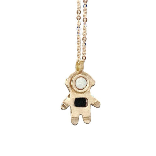 Astronaut Necklace with Opal | Therese Kuempel (IL)