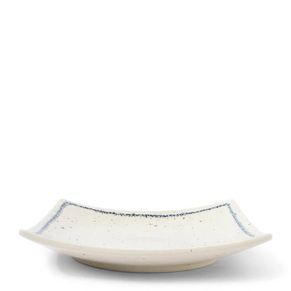 Square Border Ceramic Plate (Japan)