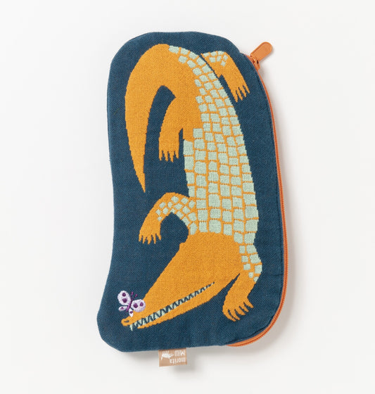 Crocodile Zipper Pouch | moritaMiW (Japan)