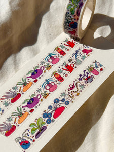 Fun and Colorful Garden Plants Washi Tape | Natalie Andrewson (CA)