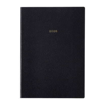 Weekly Notebook A5 |Lamp Black |  MARK’S Inc (Japan)