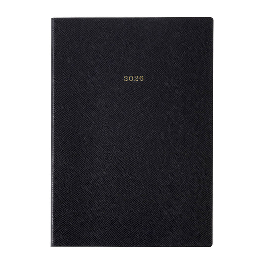 Weekly Notebook A5 |Lamp Black |  MARK’S Inc (Japan)