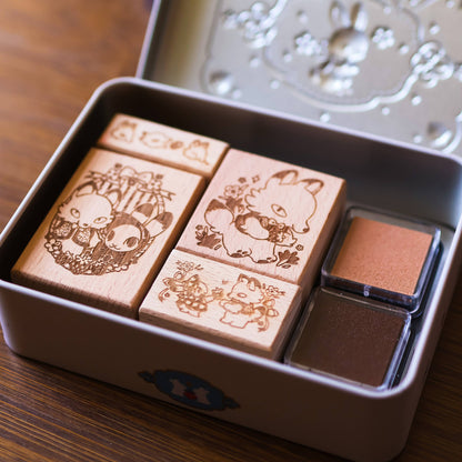 Strawberry Bunny stamp tin mystery box by Thousand Skies, alternate view 11