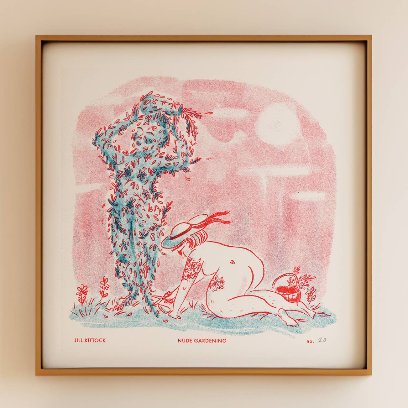 Nude Gardening Small Print | Jill Kittock (MN)
