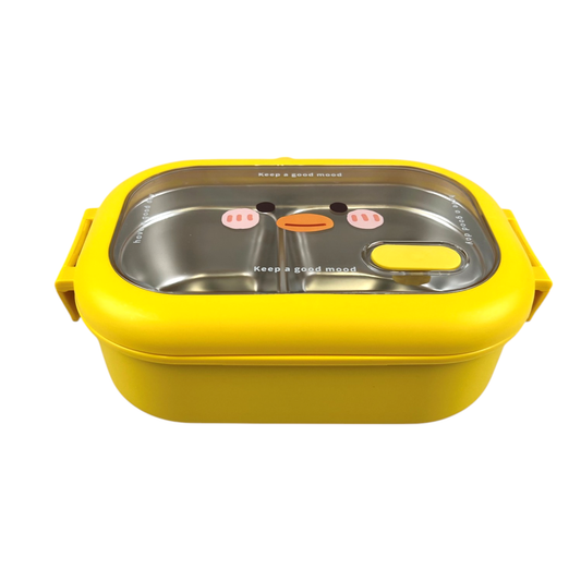 Chicks Bento Lunch Box with Stainless Steel Interior Lining (Japan)