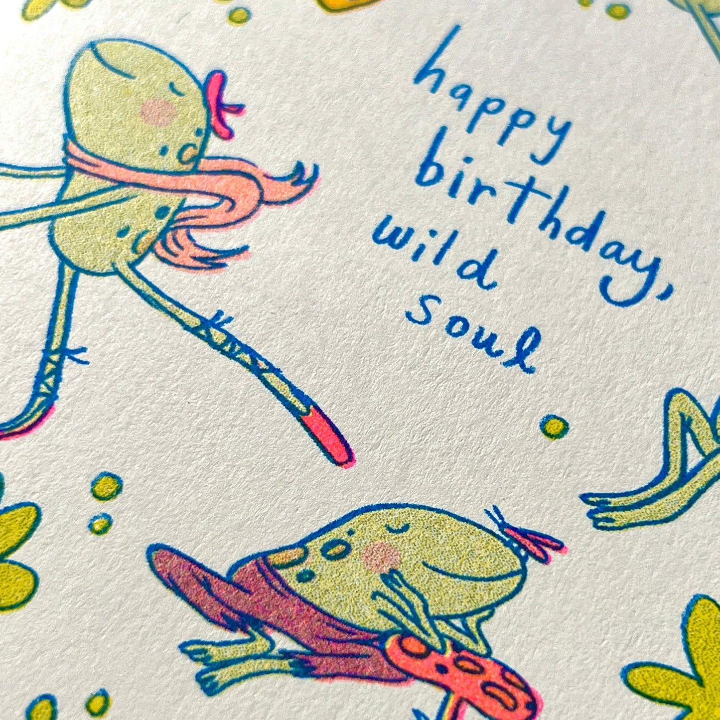 Wild Soul Risograph Birthday Card | Natalie Andrewson (CA)