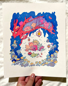 Bedtime Story Risograph Print (Small) | Natalie Andrewson (CA)