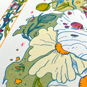 Bug Fairy Risograph Print | Natalie Andrewson (CA)