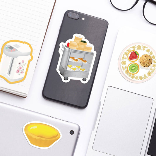 Dim Sum Cart Vinyl Sticker | I'll Know It When I See It (BC)