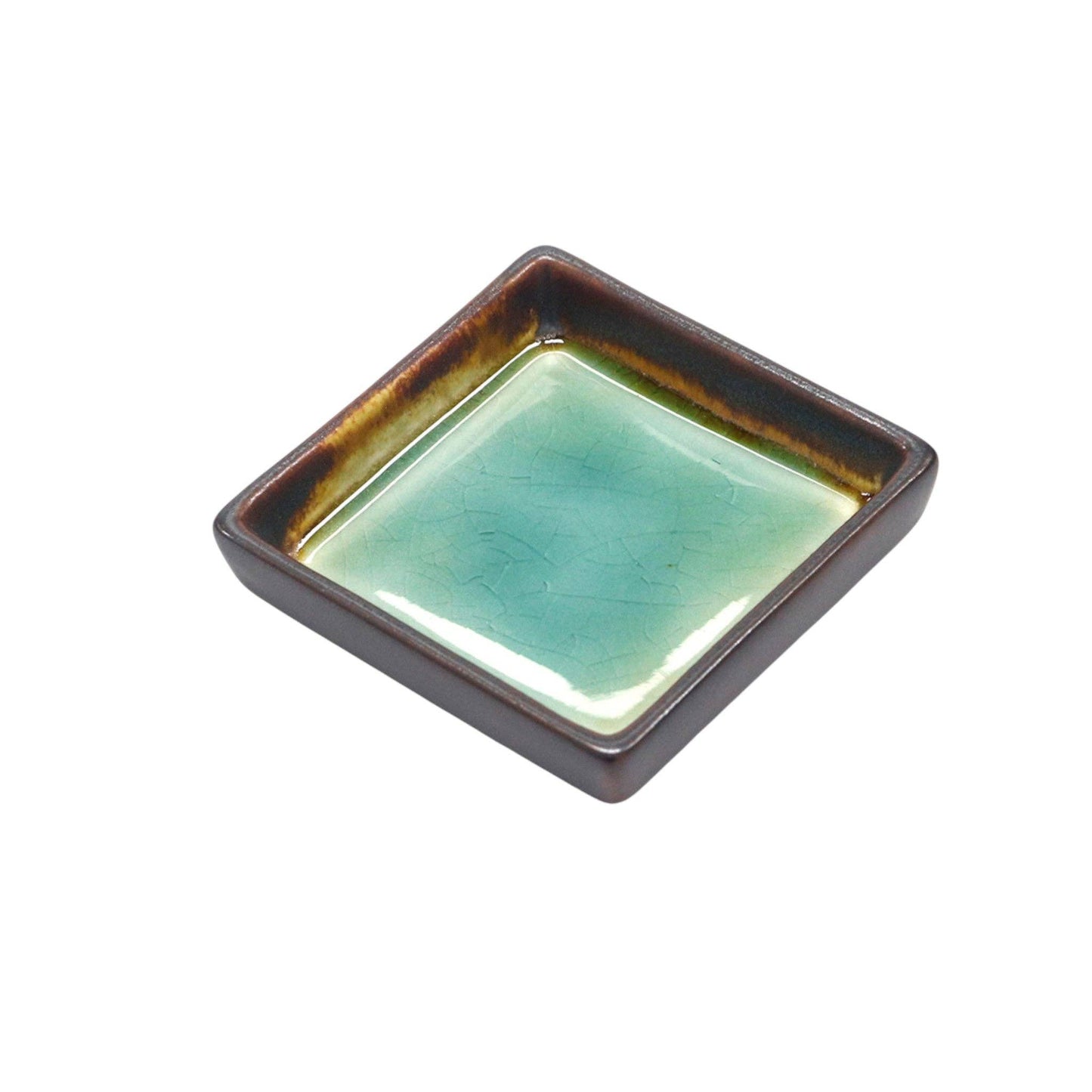 Porcelain Square Sauce Dish | Midori Kannyu