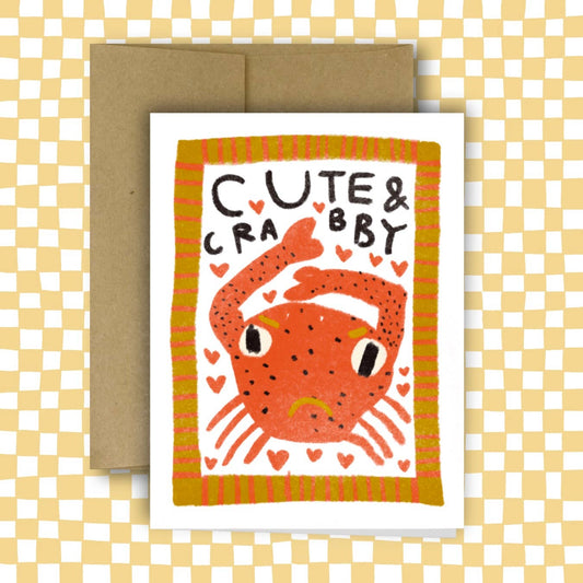 CUTE & CRABBY Greeting Card | Rani Ban Co. (NY)