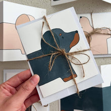 Load image into Gallery viewer, Dachshund greeting card | dana ate oatmeal! (CA)
