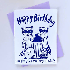 Birthday Raccoons Card | Ghost Academy (CA)