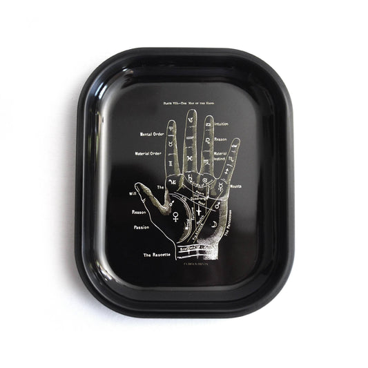 Palm Reader Metal Trinket Tray | Curious Prints (TX)