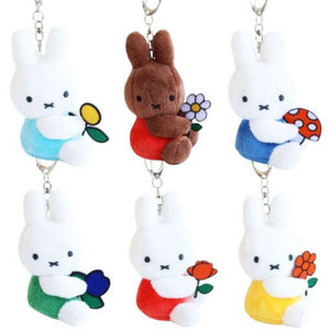 Miffy & Friends with Flower Plush Key Chain Bag Charm | 3rd Round (KR)