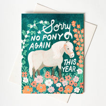 Load image into Gallery viewer, No Pony This Year Birthday Card | Bromstad Printing Co. (VA)
