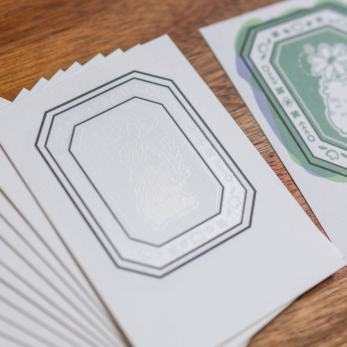 Flower Tales ink swatch cards by Thousand Skies, alternate view 2