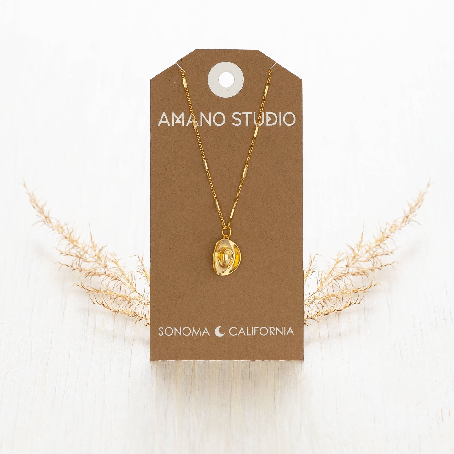 Cowboy Hat Charm Necklace | Amano Studio (CA)