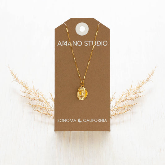 Cowboy Hat Charm Necklace | Amano Studio (CA)
