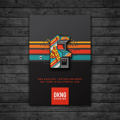 Arcade: Build | Soft Enamel Lapel Pin | DKNG (CA)