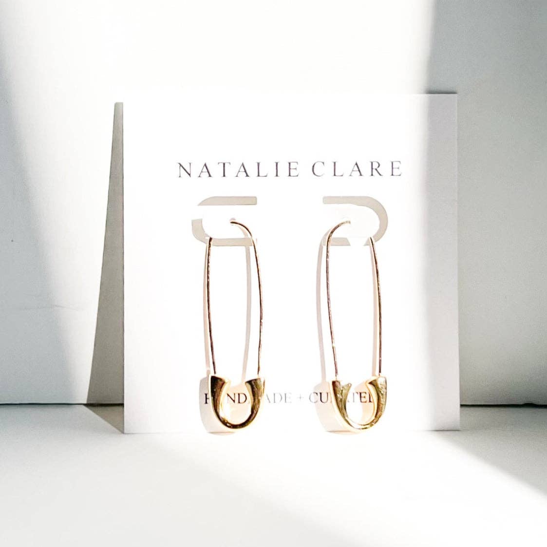 Safety Pin Hoops | Natalie Clare (IL)