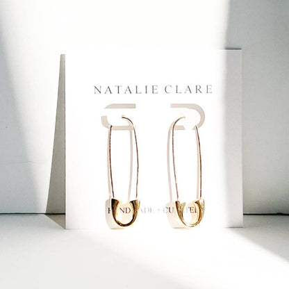 Safety Pin Hoops | Natalie Clare (IL)