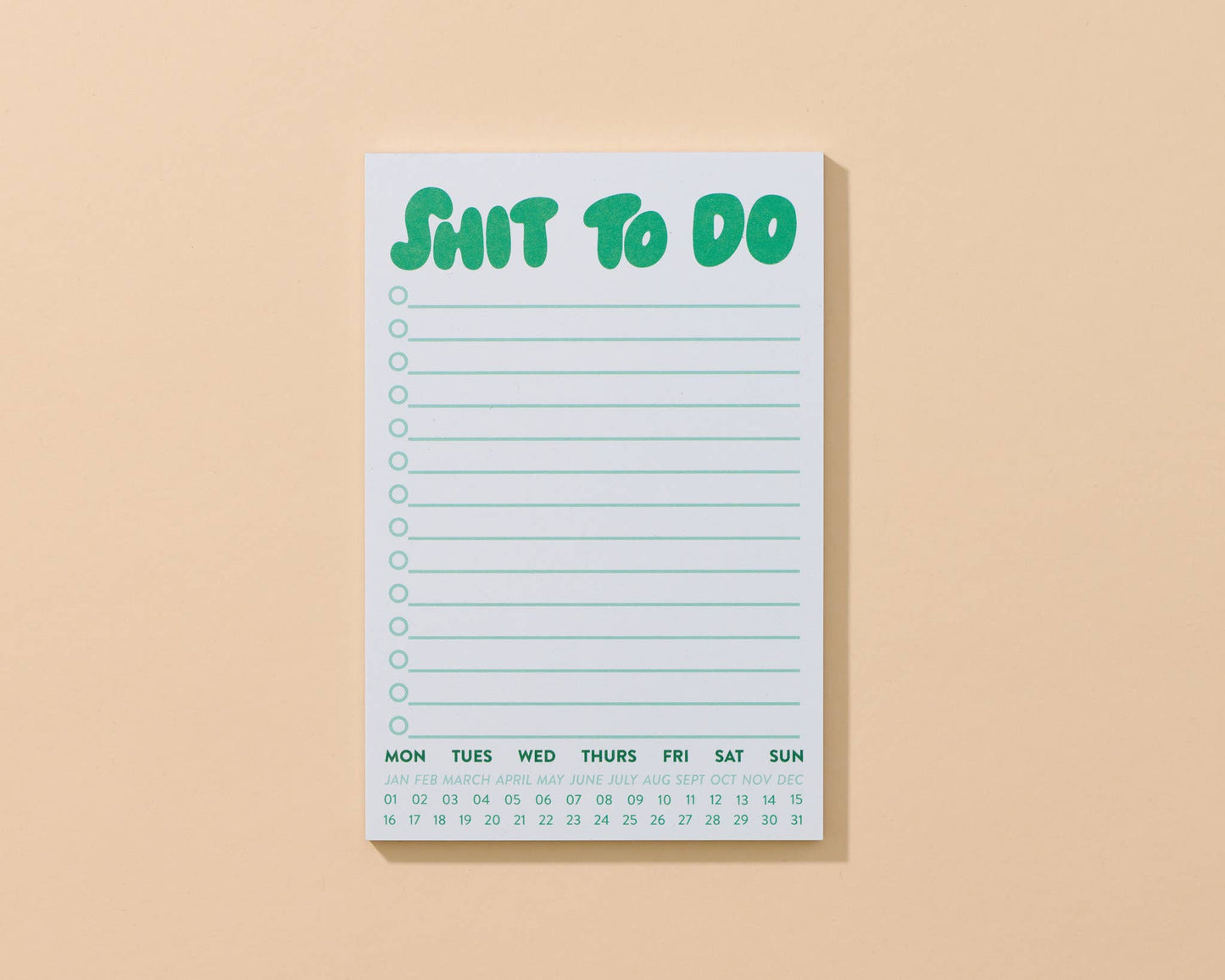 Shit To Do Notepad | And Here We Are (OH)