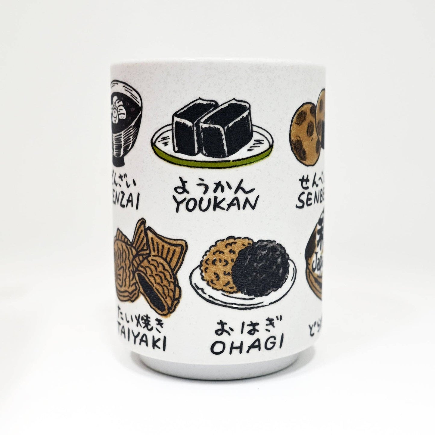 Japanese Sweets Porcelain Yunomi Style Tea Cup