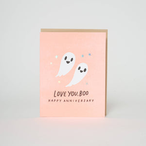 Anniversary Ghosts Letterpress Card | Hello!Lucky(CA)