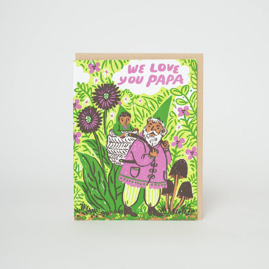 Gnome Father’s Day Letterpress Card | Phoebe Wahl (WA)