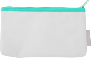 Tamagotchi Mesh Pen Case | Teal | Gusseted Zipper Pouch