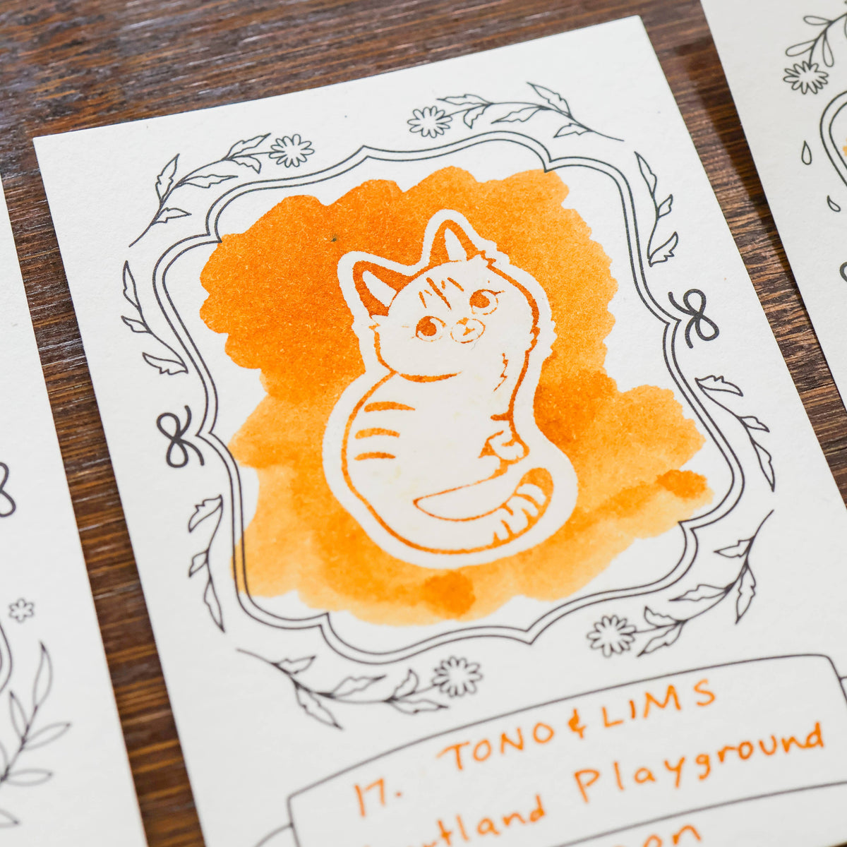 Neighborhood Cats ink swatch cards by Thousand Skies, alternate view 7