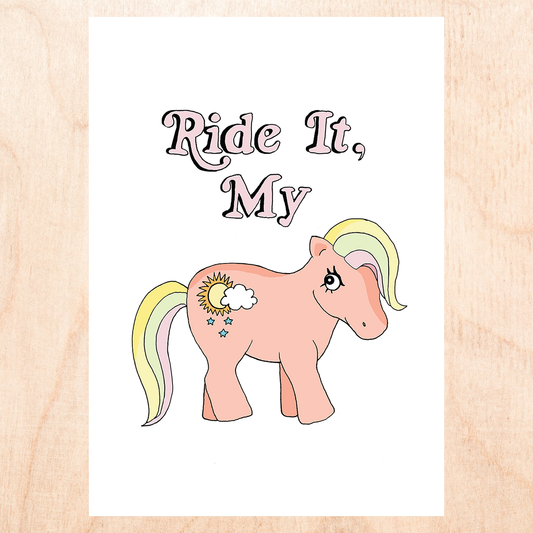 My Pony Card | Fineasslines (CA)