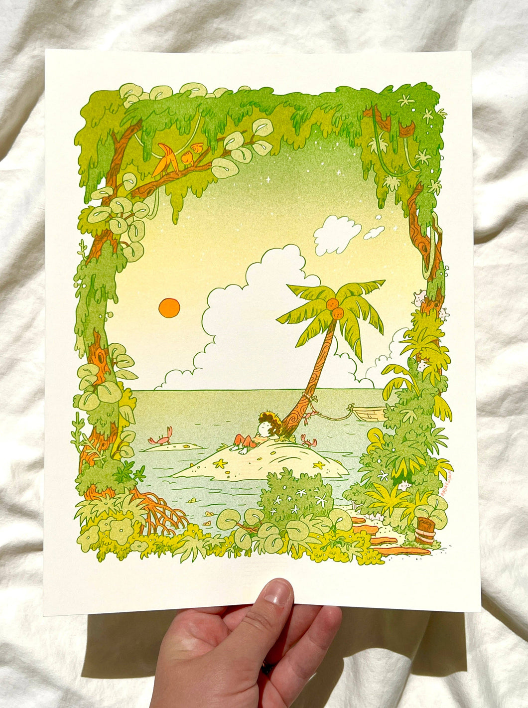 Island Dreams Riso Print | Natalie Andrewson (CA)