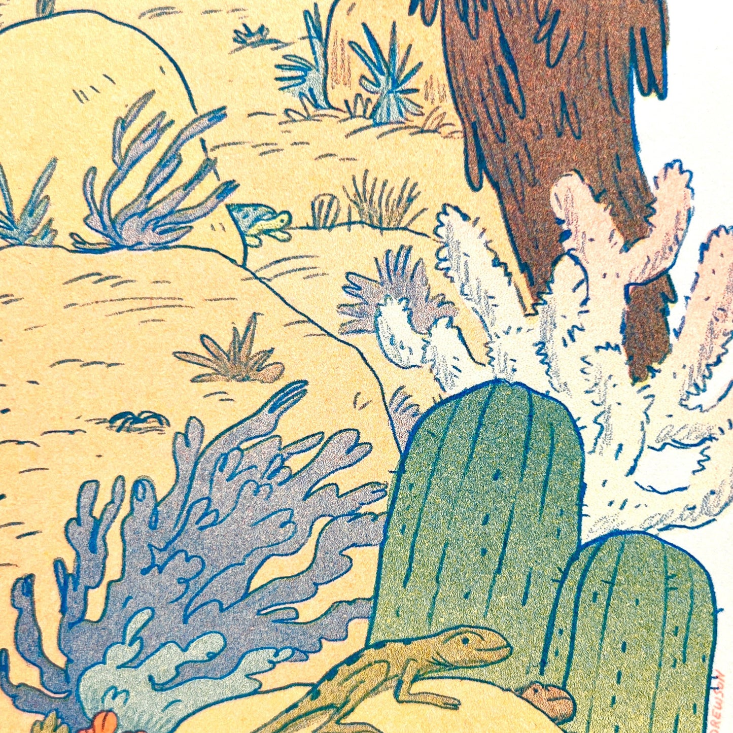 Desert Dreams Risogrpah Print | Natalie Andrewson (CA)