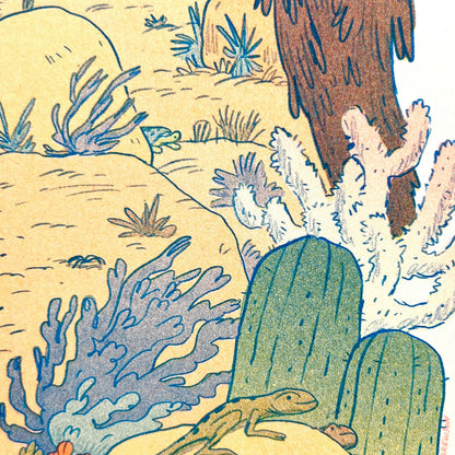 Desert Dreams Risogrpah Print | Natalie Andrewson (CA)
