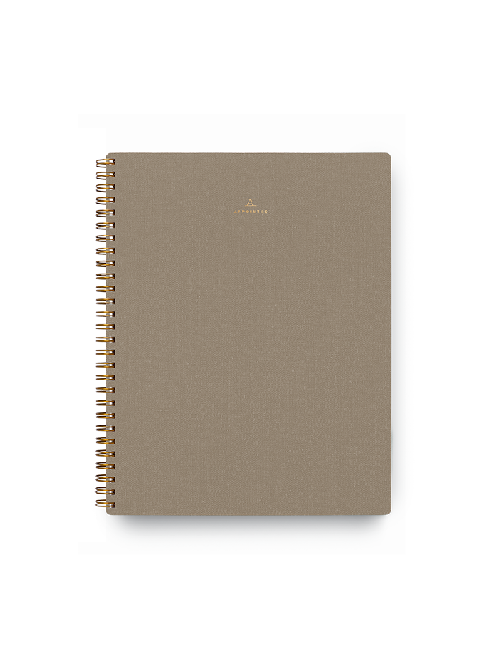 The Notebook (Blank) |Limited Edition Taupe | Appointed (DC)