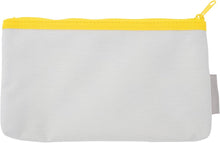 Load image into Gallery viewer, Tamagotchi Mesh Pen Case | Yellow | Gusseted Zipper Pouch
