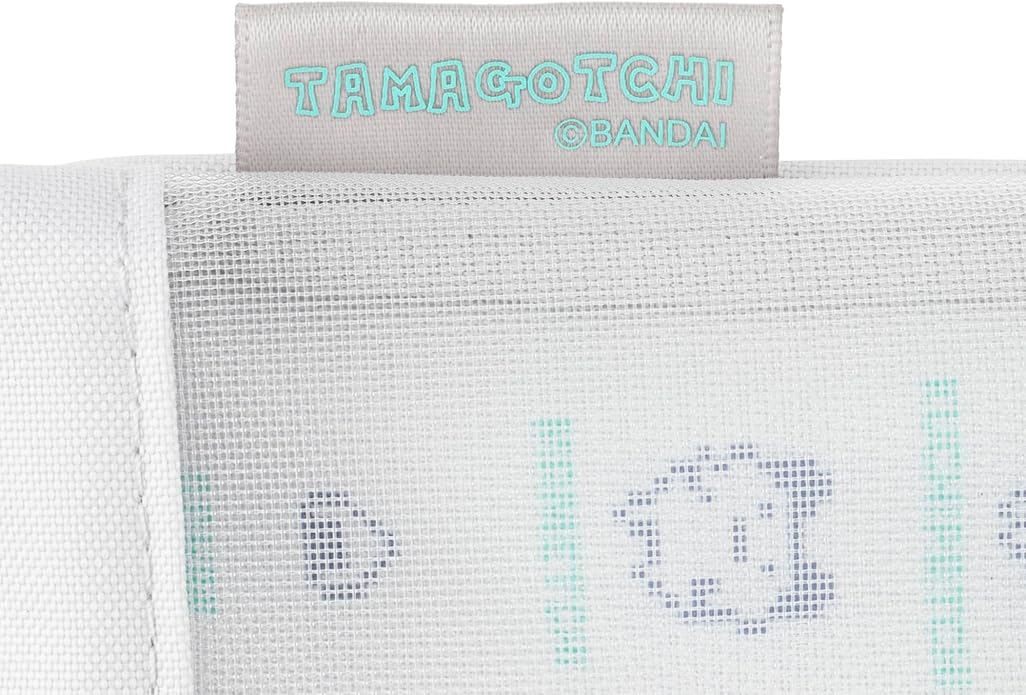 Tamagotchi Mesh Pen Case | Teal | Gusseted Zipper Pouch