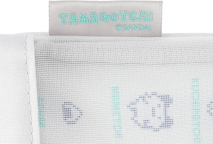 Tamagotchi Mesh Pen Case | Teal | Gusseted Zipper Pouch