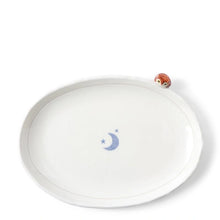 Load image into Gallery viewer, Owl &amp; Moon Ceramic Plate (Japan)
