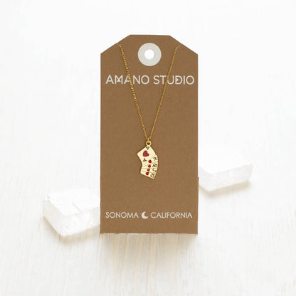 Playing Cards Charm Necklace | Amano Studio (CA)