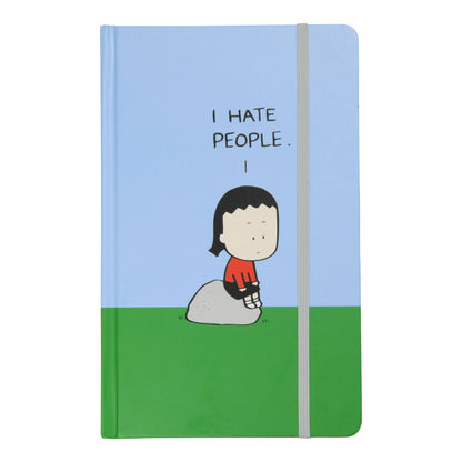 I Hate People | Lined Blank Journal | Angry Little Girls (CA)