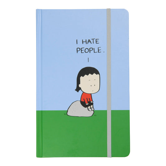 I Hate People | Lined Blank Journal | Angry Little Girls (CA)